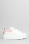 Alexander Mcqueen Oversized Snakeskin-embossed Leather Sneakers In White