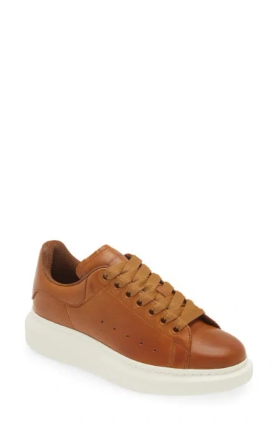 Alexander Mcqueen Oversize Trainer In Faggio