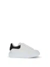 Alexander Mcqueen Crystal-embellished Leather Exaggerated-sole Sneakers In Multi