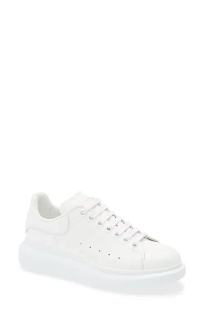 Alexander Mcqueen Thick Sole And Wide Casual Sneakers In White