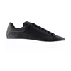 Alexander Mcqueen Men Black Low Top Sneakers With Chunky Sole In Leather Man In Black