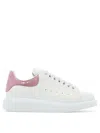 Alexander Mcqueen Contrasting-suede Chunky Sneakers In White