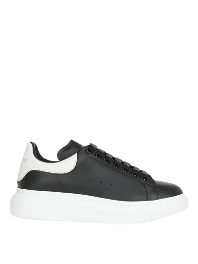 Alexander Mcqueen Larry Leather Sneakers With Logo Detail In Animal Print