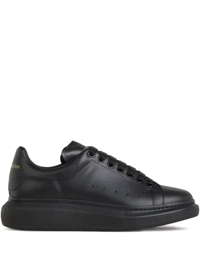 Alexander Mcqueen 'oversize' Sneakers In Black Leather