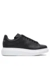 Alexander Mcqueen Round Head Lacing Low-cut Casual Sneakers
