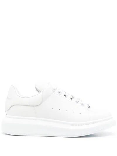 ALEXANDER MCQUEEN 'OVERSIZE' SNEAKERS IN WHITE CALFSKIN ALEXANDER MCQUEEN