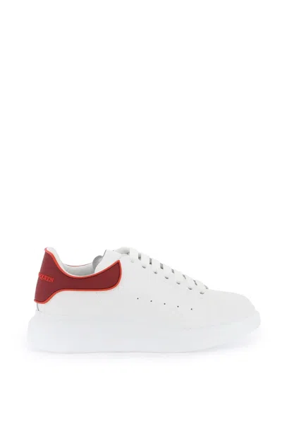 Alexander Mcqueen Oversize Sneakers In White,red
