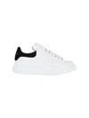 Alexander Mcqueen Black And White Low Top Sneakers With Logo Lettering On The Tongue And Contrasting Heel With Logo Le In Multi