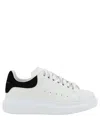Alexander Mcqueen Oversize Sneakers In White And Beige Calf Leather In White