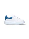 Alexander Mcqueen Oversized Leather Sneakers Detail Contrasting In White
