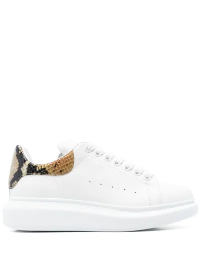 ALEXANDER MCQUEEN ''OVERSIZE' SNEAKERS WITH PYTHON PRINT HEEL