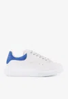 Alexander Mcqueen Oversized Leather Sneakers Detail Contrasting In White