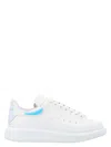 Alexander Mcqueen Oversize Sneakers In White And Holographic In White