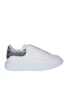 Alexander Mcqueen Oversized Leather Sneakers In White