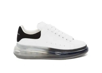 Pre-owned Alexander Mcqueen Oversized Black Sole Black (women's) Sneakers In White