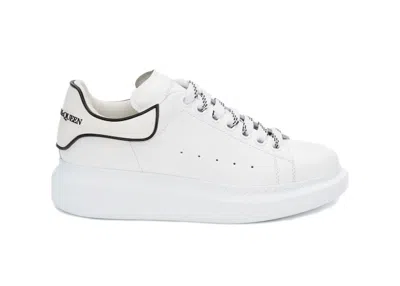 Pre-owned Alexander Mcqueen Oversized Black (women's) Sneakers In White