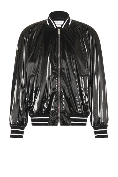 Alexander Mcqueen Oversized Bomber In Black