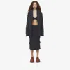 Alexander Mcqueen Oversized Cable Knit Cardigan In Grey Melange