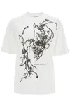 Alexander Mcqueen "oversized Cherry Blossom In Bianco