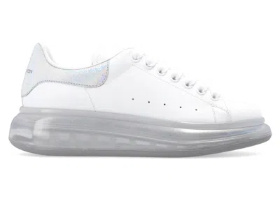 Pre-owned Alexander Mcqueen Oversized Clear Sole Chrome (women's) Sneakers In White