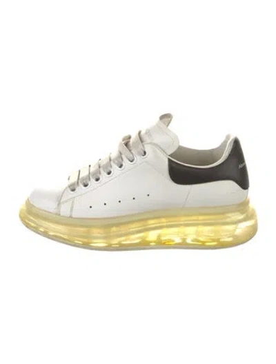 Pre-owned Alexander Mcqueen Oversized Clear Sole Sneakers In White