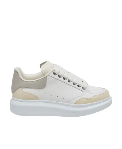 Alexander Mcqueen Oversized Colour-block Sneakers In White