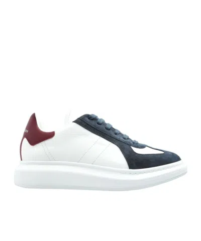 Alexander Mcqueen Oversized Colourblock Lace-up Sneakers In White