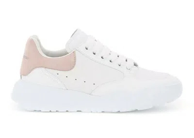 Pre-owned Alexander Mcqueen Oversized Court Trainer (women's) Sneakers In White/patchouli