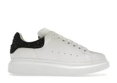 Pre-owned Alexander Mcqueen Oversized Crystals (women's) Sneakers In White/black
