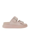 Alexander Mcqueen Oversized Double-strap Sandals In Pink
