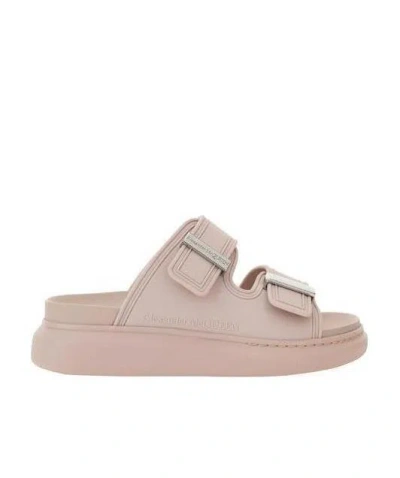 ALEXANDER MCQUEEN ALEXANDER MCQUEEN HYBRID DOUBLE-BUCKLED SLIDES
