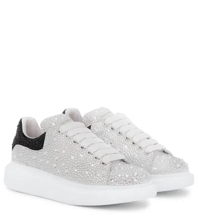 Alexander Mcqueen Larry Crystal Embellished Oversized Sneakers In Multicoloured