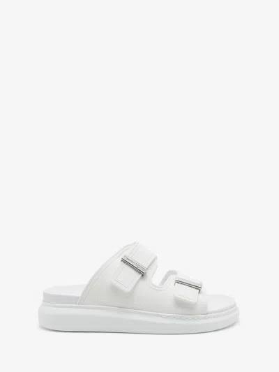 Alexander Mcqueen Oversized Hybrid Slide In Ivory
