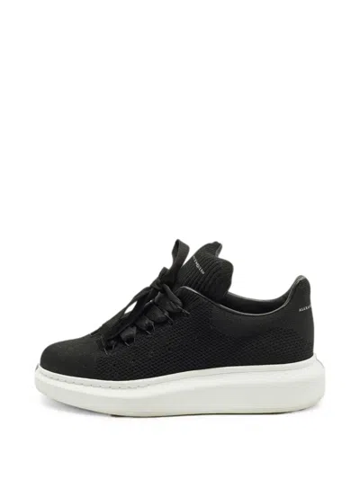 Pre-owned Alexander Mcqueen Oversized Knitted Low-top Sneakers In Black