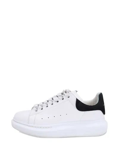 Pre-owned Alexander Mcqueen Oversized Lace-up Fastening Sneakers In White
