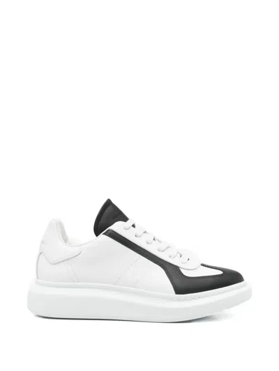 Alexander Mcqueen Oversized Lace-up Low-top Sneakers In White