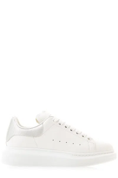 Alexander Mcqueen Oversized Lace-up Sneakers In White