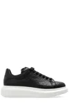 Alexander Mcqueen Oversized Lace-up Sneakers In Black