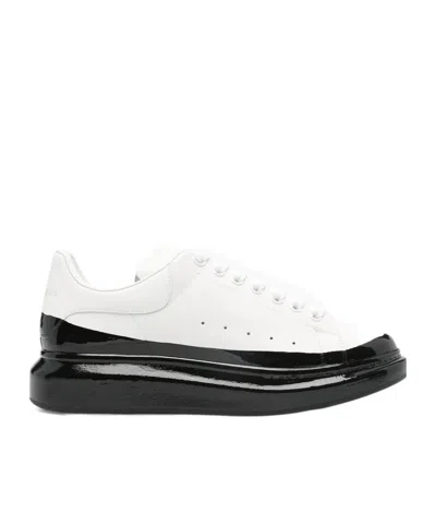 Alexander Mcqueen Oversized Lace-up Sneakers In White
