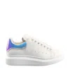 Alexander Mcqueen Oversized Contrast-heel Low-top Sneakers In White