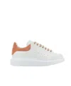 Alexander Mcqueen Contrasting-suede Chunky Sneakers In White