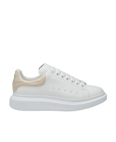 Alexander Mcqueen Oversized Lace-up Sneakers In White