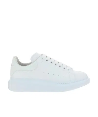 Alexander Mcqueen Oversized Lace-up Sneakers In White