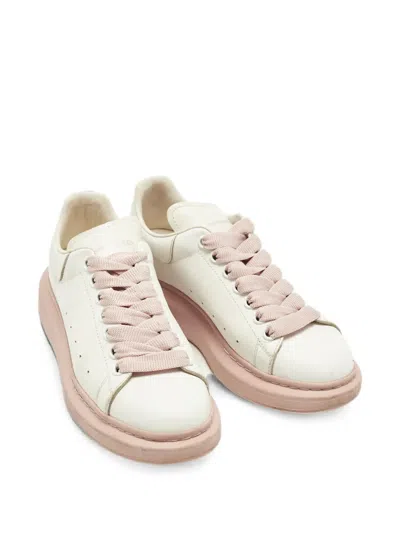 Pre-owned Alexander Mcqueen Oversized Lace-up Sneakers In White