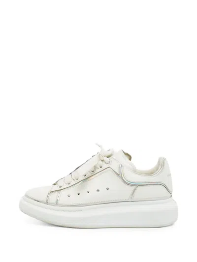 Pre-owned Alexander Mcqueen Oversized Lace-up Sneakers In White