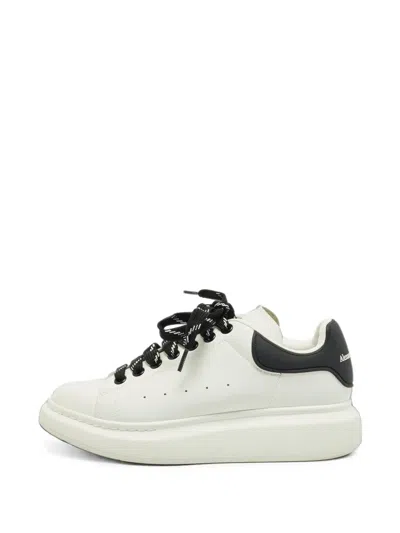 Pre-owned Alexander Mcqueen Oversized Lace-up Sneakers In White