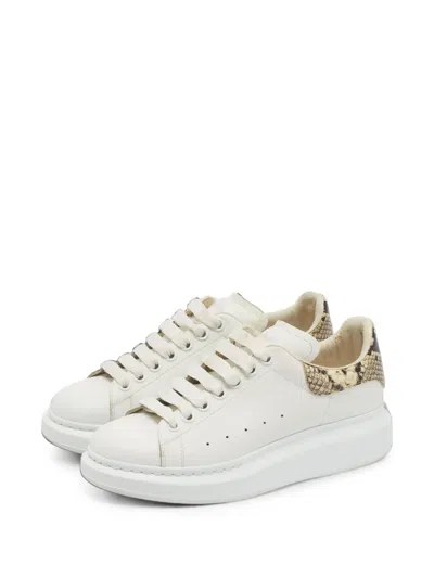 Pre-owned Alexander Mcqueen Oversized Lace-up Sneakers In White