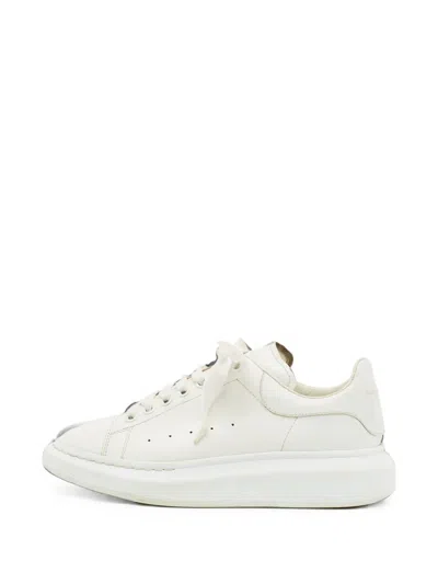 Pre-owned Alexander Mcqueen Oversized Lace-up Sneakers In White