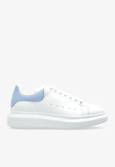 ALEXANDER MCQUEEN OVERSIZED LEATHER LOW-TOP SNEAKERS