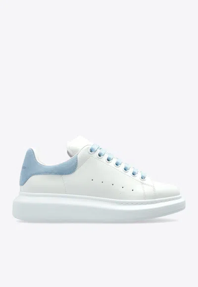 ALEXANDER MCQUEEN OVERSIZED LEATHER LOW-TOP SNEAKERS